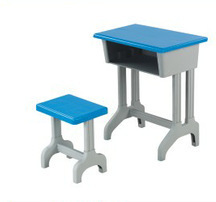 厂家直销 校具 院校用品 双人塑钢桌椅(A) - 永嘉县嘉文教学仪器设备